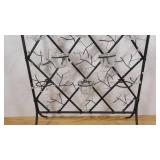 29.5" x 19" Decorative Floral Pattern Candle Gate-Holds 11 Candle Cups-Missing 2