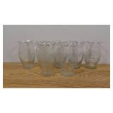 Lot of 7 Tulip Top 6.5" Flower Vases