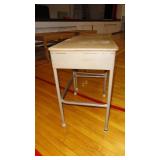 Pair of 2 Cubby Style School Desk