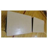 Pair of 2 Cubby Style School Desk