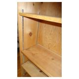 3 Tier Non Treated Wooden Shelving-48"W x 50"H x 11.5"W