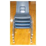 Set of 4 Stackable Soft Vinyl Bucket Seat Kid