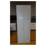 Large Gray Cabinet -85.5"H x 30"W x 24"D