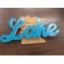 30" x 17" - MN Lake - Wood & Metal Sign