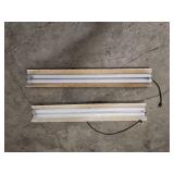 2 - 4 ft fluorescent lights - both work