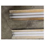 2 - 4 ft fluorescent lights - both work