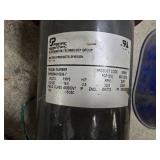 Vintage pump oil can, 3 oil funnels and a drive motor