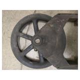Vintage elevator pulley