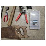 Husky tool belt and batch of misc tools
