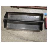 Misc tool batch - 2 pipe wrenches, Milwaukee tool box, tool tray, claw hammer, 25