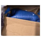 vintage outdoor umbrella clothesline, large 75 cm exercise ball and camera tripod