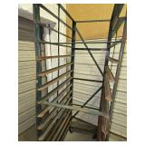 7 ft tall rolling metal rack