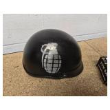 Skull helmet, 1776 flag, 12V Battery Charger and mini tool kit