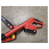 Black and Decker cordless / battery operated weed eater / trimmer - includes battery and charger