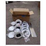 (3) QSC Acoustic Coverage AC-C4T, 4" Full-range foreground/background ceiling loudspeaker with 70/100V transformers