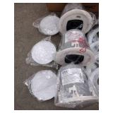 (3) QSC Acoustic Coverage AC-C4T, 4" Full-range foreground/background ceiling loudspeaker with 70/100V transformers