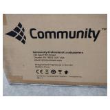 NIB Community  Professional Loudspeaker ENT212W, all-weather column line array housed in a heavy duty extruded PVC enclosure.