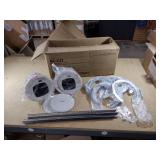 (2) QSC Acoustic Coverage QSC AC-C4T, 4" Full-range foreground/background ceiling loudspeaker with 70/100V transformers