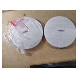 (2) QSC Acoustic Coverage QSC AC-C4T, 4" Full-range foreground/background ceiling loudspeaker with 70/100V transformers