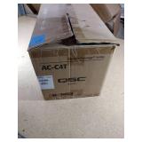 (2) QSC Acoustic Coverage QSC AC-C4T, 4" Full-range foreground/background ceiling loudspeaker with 70/100V transformers