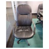 Conference Table with 8 adjustable executive arm chairs on wheels
