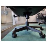 Conference Table with 8 adjustable executive arm chairs on wheels
