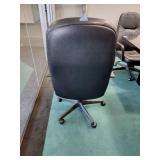 Conference Table with 8 adjustable executive arm chairs on wheels