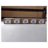 (5) Atlas Sound Up AT10 Stainless Steel 10W Single Gang 70.7V Commercial Attenuator