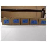 (5) Atlas Sound Up AT10 Stainless Steel 10W Single Gang 70.7V Commercial Attenuator
