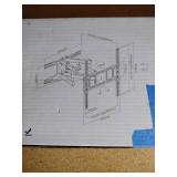 (4) TV Wall Mounts, (1) Loudspeaker wall mount