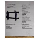 (4) TV Wall Mounts, (1) Loudspeaker wall mount