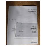 EXTRON Cable Access Enclosures; Parts for EXTRON system that integrates a new collaboration pod into a classroom AV systm