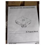 Mounting Brackets: Da-Lite 40932, Chief CMS006W, Chief MCM1U, Chief VCTUW XL, Chief CMS440, CRIMSON CAS1W