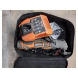 Ridgid R8223500 Multitool W/case Battery Charger and Accessory Kit