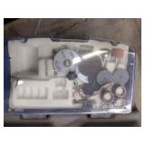 Dremel 400 kit includes Digital Multi-Tool, the Flex Shaft Attachment, Dremel accessories & carrying case