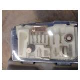 Dremel 400 kit includes Digital Multi-Tool, the Flex Shaft Attachment, Dremel accessories & carrying case