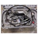 Dremel 400 kit includes Digital Multi-Tool, the Flex Shaft Attachment, Dremel accessories & carrying case