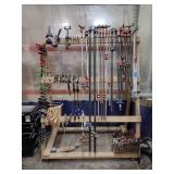 Clamps C clamps, Irwin Quick clamps, sash clamps, Rockler hand screw clamps, 2"/ 3" Spring Clamps