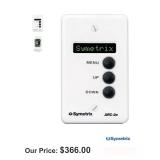New in Box Symetrix ARC-2e. Sells for $366. ARC Remote with 3 buttons, 8-character display, single gang