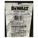 Dewalt 15-gallon Rolling Contractor Chest DWST33090