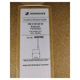 Sennheiser EW-D SK Bodypack transmitter. ME3-11 Stage microphone