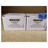 Shure AC Adapters: (1) PS60US (4) PS24US