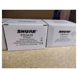 Shure AC Adapters: (1) PS60US (4) PS24US