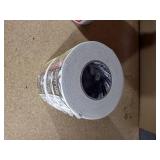 (8) Tape Plus Professional Carpet tape; (4) Cloth-based warning tape, 2″ W  Roll. White cloth with red lettering or blue lettering