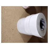 (8) Tape Plus Professional Carpet tape; (4) Cloth-based warning tape, 2″ W  Roll. White cloth with red lettering or blue lettering