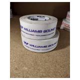 (8) Tape Plus Professional Carpet tape; (4) Cloth-based warning tape, 2″ W  Roll. White cloth with red lettering or blue lettering