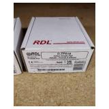 (2) RDL D series TPS1A modules: single-pair audio sending modules compatible with RDL Format-A twisted pair products.
