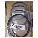 Sennheiser and Shure Cables: Antenna, Guitar, coaxial with BNC connectors.