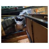Steel Palette racking w/ plywood surfaces. 2 sections measure 14