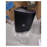 (3) QSC AC-S4T AcousticCoverage Series BLACK transformer-equipped 4" surface-mount loudspeakers